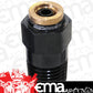 Aeroflow AF121-04-02BLK 1/8" NPT Straight to 1/4" 120 Series Nylon Black Fitting