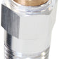 Aeroflow Performance Products AF121-04-02S 1/8" NPT Straight to 1/4" 120 Series Nylon Silver Fitting
