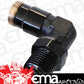 Aeroflow Performance Products AF123-02BLK 1/8" NPT 90 Degree to 3/16" 120 Series Nylon Black Fitting