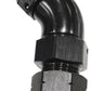 Aeroflow Performance Products AF128-04BLK 1/4" Hard Line to -4AN 45 Degmale AN Adapter Black W/Olive