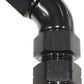 Aeroflow Performance Products AF129-12BLK 3/4" Tube 45 Deg Female -12AN Black Swivel Nut with Olive