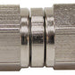 Aeroflow AF131-03SS S/S Straight Female Flare -3Ansilver Swivel Coupler Stainles