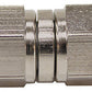 Aeroflow AF131-04SS S/S Straight Female Flare -4Ansilver Swivel Coupler Stainles