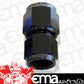 Aeroflow AF131-06-08BLK Swivel Coupler Reducer -8AN to -6AN Black Female Coupler