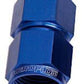 Aeroflow AF131-06 Straight Female Flare -6AN Blue Swivel Coupler