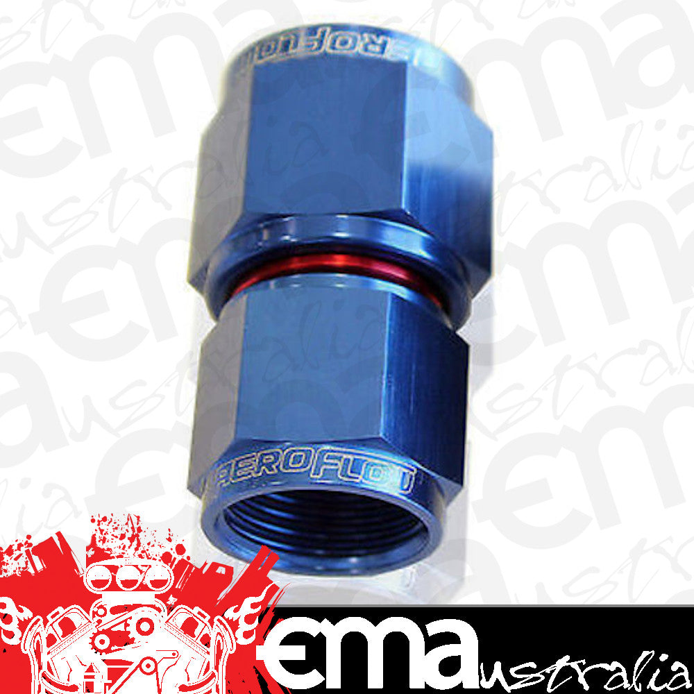 Aeroflow AF131-10-12 Swivel Coupler Reducer -12AN to -10AN Blue Female Coupler
