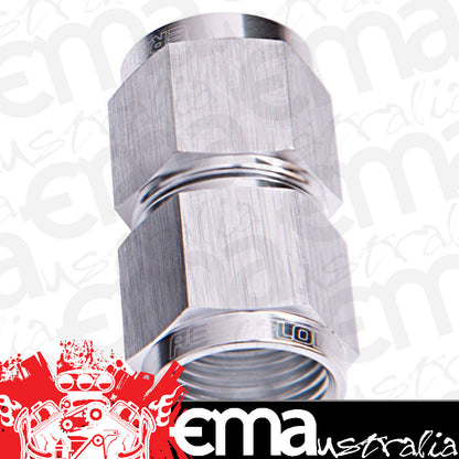 Aeroflow AF131-20S Straight Female Flare -20AN Silver Coupler