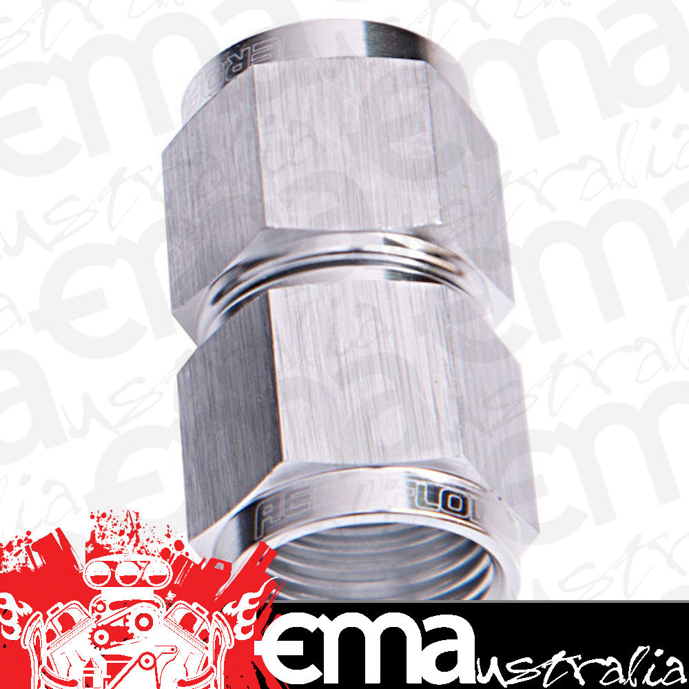 Aeroflow AF131-20S Straight Female Flare -20AN Silver Coupler