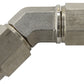 Aeroflow AF132-04SS S/S 45 Deg Female Flare -4AN Stainless Steel Swivel Union
