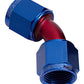 Aeroflow AF132-06 45 Deg Female Flare -6AN Blue Swivel Union