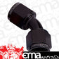 Aeroflow AF132-10BLK 45 Deg Female Flare -10AN Black Swivel Union