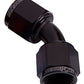 Aeroflow AF132-10BLK 45 Deg Female Flare -10AN Black Swivel Union