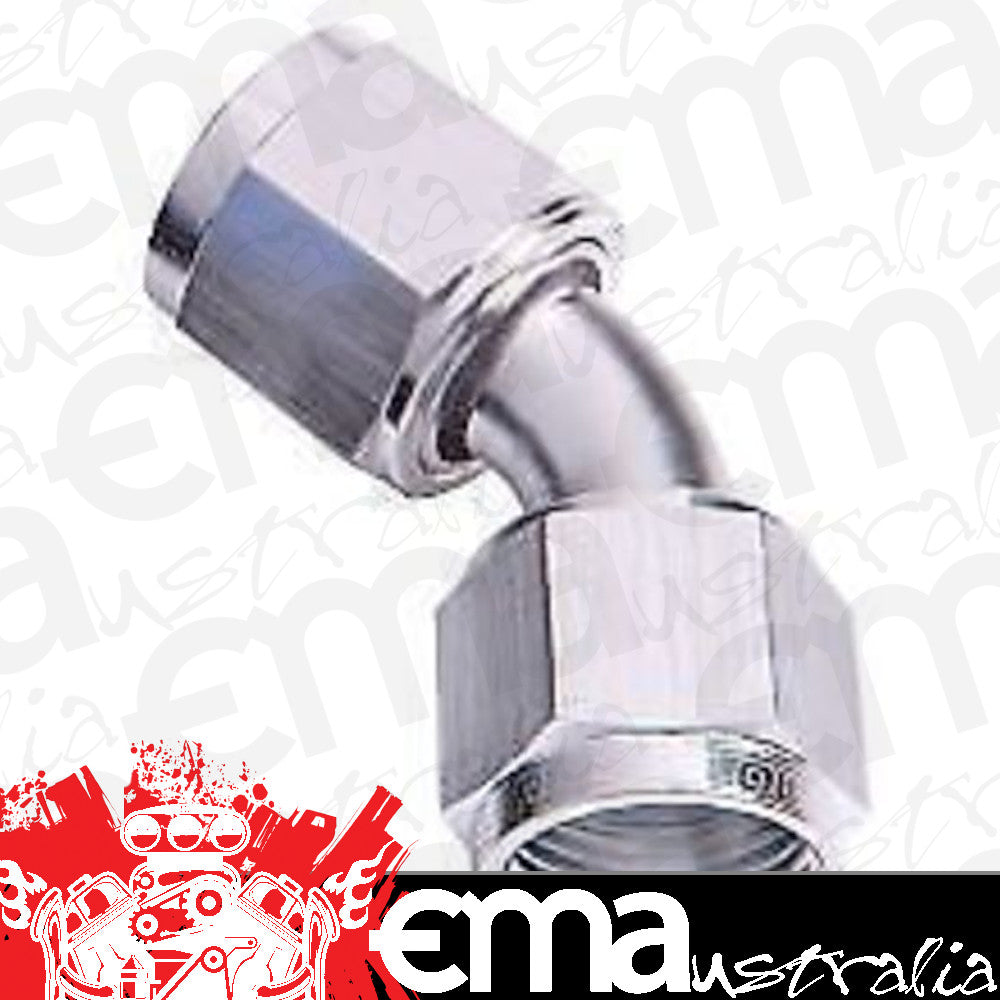 Aeroflow Performance Products AF132-16S 45 Deg Female Flare -16AN Silver Swivel Union