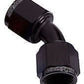 Aeroflow Performance Products AF132-20BLK 45 Deg Female Flare -20AN Black Swivel Union