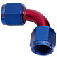 Aeroflow AF133-03 90 Deg Female Flare -3AN Blue Swivel Union