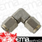 Aeroflow AF133-04SS S/S -4AN 90 Deg Female Flare Stainless Steel Swivel Union