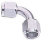 Aeroflow AF133-06S 90 Deg Female Flare -6AN Silver Swivel Union