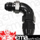 Aeroflow Performance Products AF137-06BLK 3/8" Tube 90 Deg Male -6AN Black Swivel Nut with Olive