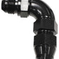 Aeroflow AF137-08BLK 1/2" Tube 90 Deg Male -8AN Black Swivel Nut with Olive
