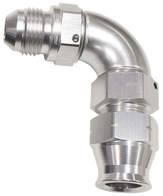 Aeroflow Performance Products AF137-12S 3/4" Tube 90 Deg Male -12AN Silver Swivel Nut with Olive