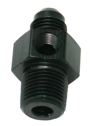 Aeroflow AF139-08-04BLK Male 1/4"NPT to -8AN 1/8" Port Black 1/4" to -8AN 1/8" Port