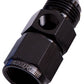 Aeroflow AF140-04BLK Straight Female - Male -4AN Black with 1/8" NPT Port
