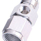 Aeroflow AF140-08S Straight Female - Male -8AN Silver with 1/8" NPT Port