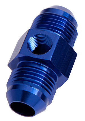 Aeroflow AF141-03 Straight Male - Male -3AN Blue with 1/8" NPT Port