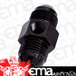 Aeroflow AF141-03BLK Straight Male - Male -3AN Black with 1/8" NPT Port