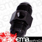Aeroflow AF141-16BLK Straight Male - Male -16AN Black with 1/8" NPT Port