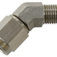 Aeroflow Performance Products AF142-03SS S/S 45 Deg -3AN Female - Male Stainless Steel