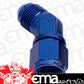 Aeroflow AF142-04 45 Deg Female - Male -4AN Blue Swivel Nut