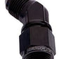 Aeroflow Performance Products AF142-04BLK 45 Deg Female - Male -4AN Black Swivel Nut