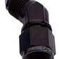 Aeroflow AF142-16BLK 45 Deg Female - Male -16AN Black Swivel Nut