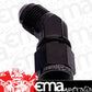 Aeroflow AF142-16BLK 45 Deg Female - Male -16AN Black Swivel Nut