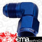 Aeroflow Performance Products AF143-10 90 Deg Female - Male -10AN Blue Swivel Nut