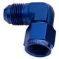 Aeroflow Performance Products AF143-12 90 Deg Female - Male -12AN Blue Swivel Nut