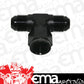 Aeroflow AF144-12BLK AN Tee -12AN Female Nut Black Swivel Nut On Side