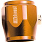 Aeroflow Performance Products AF150-05G Hex Hose Finisher 14.3mm ID Gold 9/16" ID Clamp