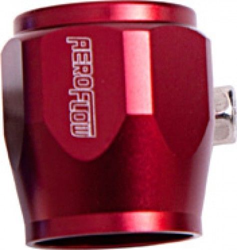 Aeroflow AF150-05R Hex Hose Finisher 14.3mm ID Red 9/16" ID Clamp