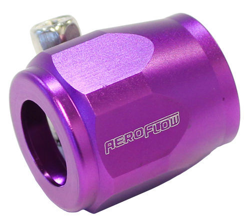 Aeroflow AF150-06PUR Hex Hose Finisher 15mm ID Purple 5/8" ID Clamp