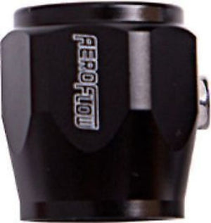 Aeroflow Performance Products AF150-12BLK Hex Hose Finisher 24.95mm ID Black 31/32" ID Clamp