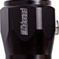 Aeroflow AF150-14BLK Hex Hose Finisher 28.5mm ID Black 9/32" ID Clamp