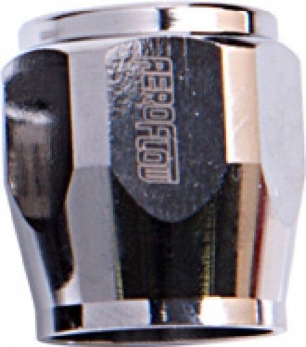 Aeroflow AF150-14CH Hex Hose Finisher 28.5mm ID Chrome 9/32" ID Clamp