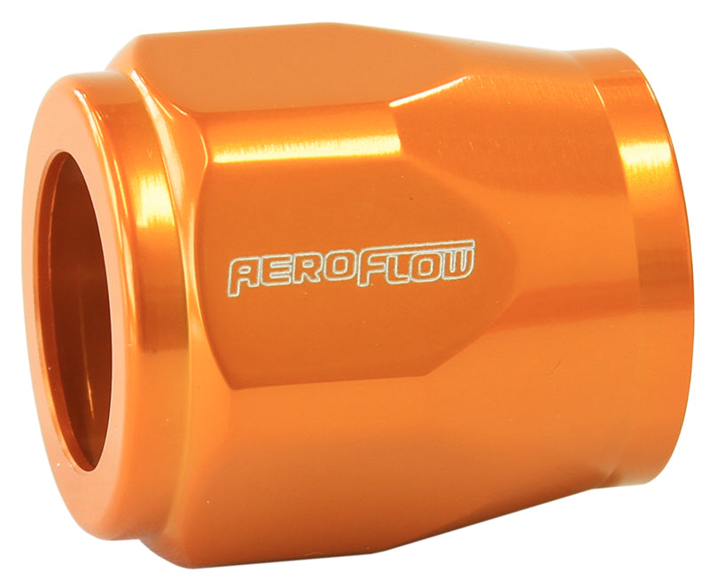 Aeroflow AF150-14G Hex Hose Finisher 28.5mm ID Gold 9/32" ID Clamp
