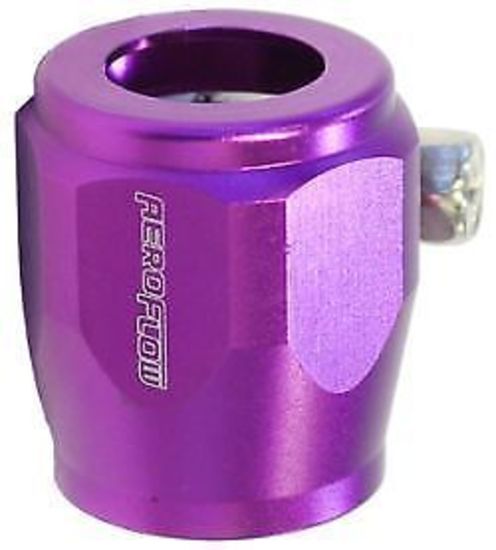 Aeroflow Performance Products AF150-16PUR Hex Hose Finisher 30.5mm ID Purple 1-3/16" ID Clamp