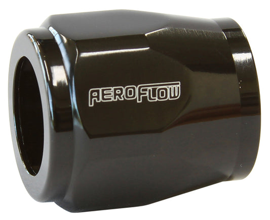 Aeroflow Performance Products AF150-24BLK Hex Hose Finisher 44.5mm ID Black 1-3/4" ID Clamp