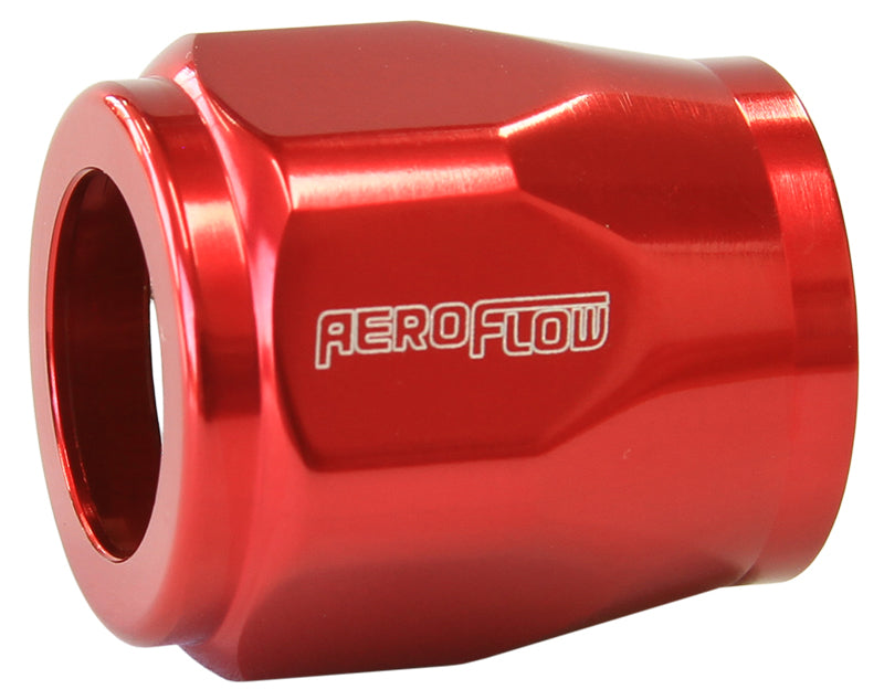 Aeroflow AF150-24R Hex Hose Finisher 44.5mm ID Red 1-3/4" ID Clamp