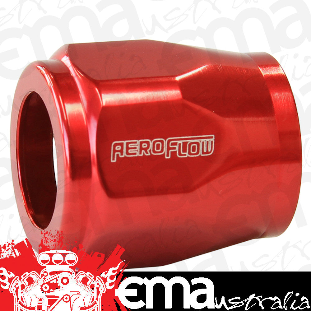 Aeroflow AF150-24R Hex Hose Finisher 44.5mm ID Red 1-3/4" ID Clamp