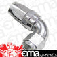 Aeroflow Performance Products AF153-08S 90 Deg Hose End -08AN Silver Full Flow Taper Style